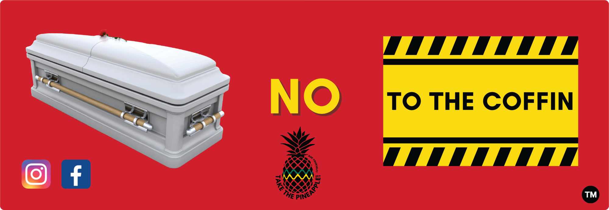 No to the Coffin Bumper Sticker